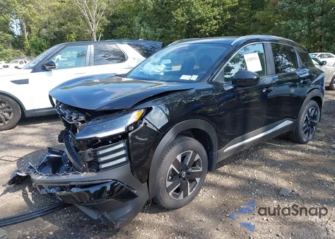 2025 Nissan Kicks Sv Intelligent Awd z USA, uszkodzony, nr VIN 3N8AP6CB3SL391378